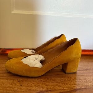 Sezane Low Palermo shoes yellow